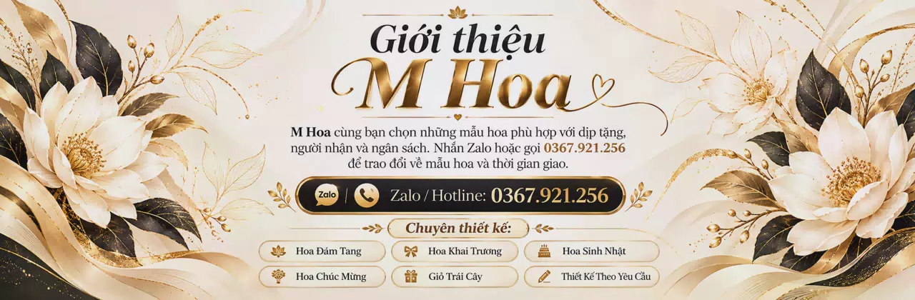 Ảnh bìa Shop hoa tươi Xã Minh Long Quảng Ngãi - Thêm sắc hoa cho ngày vui
